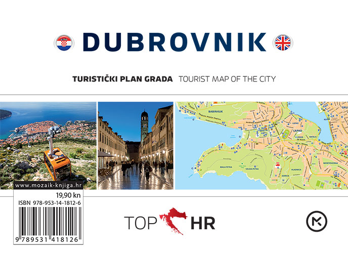 TOP HR - DUBROVNIK plan grada / map of the city